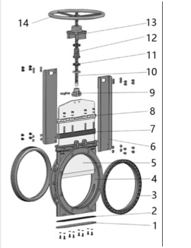 solid blade gate valve